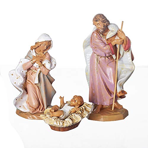 【中古】【未使用・未開封品】Fontanini by Roman Holy Family 3-Piece Nativity Set, 19cm