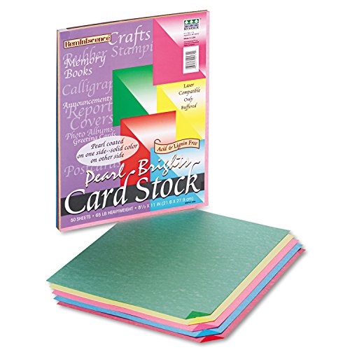 【中古】【未当て嵌める・未開封品】Pacon 109131 Reminiscence Card Stock- 65重量ポンド- Assorted Parchment Colors- Letter- 50 Sheets/Pack その他-パソコン・周辺機器
