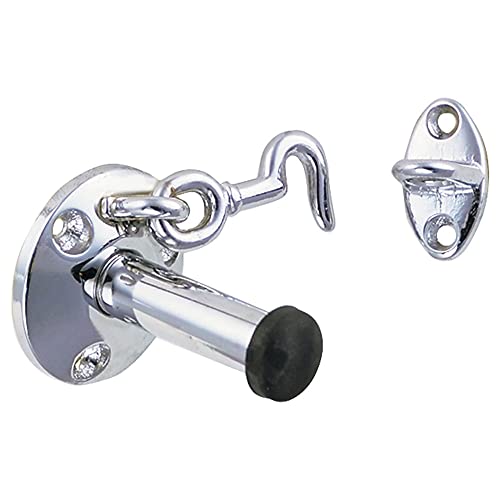 【中古】【未当て嵌める・未開封品】Perko 0574DP2CHR クロムメッキドアストップと保持者 - 3-1/4in