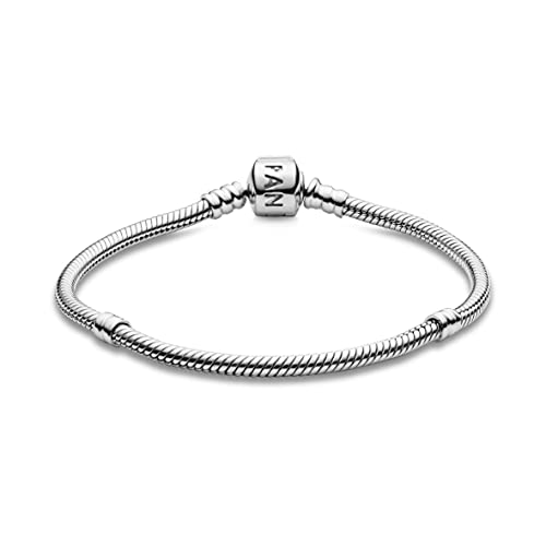 【中古】【未使用・未開封品】Pandora Jewelry Iconic Moments スネークチェーンチャーム スターリングシルバーブレスレット, 7.1 IN, 金属, 宝石なし。 25,749円