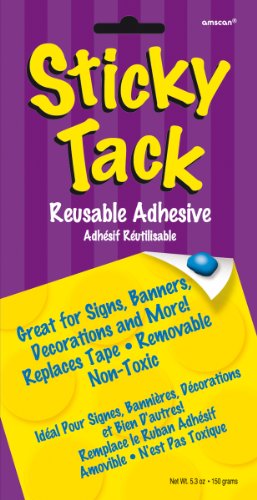 【中古】【未使用・未開封品】Amscan Mens Sticky Tack Value Pack ( 5.3?Oz )ブルーMedium