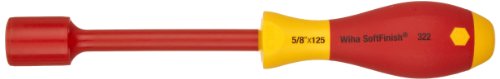 【中古】【未使用・未開封品】Wiha 32280 Insulated Nut Driver, 1000 Volt, 5/8 x 125mm by Wiha｜AJIMURA-SHOP