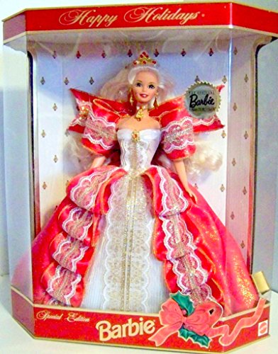 【中古】【未当て嵌める・未開封品】Barbie 1997 Happy Holidays Doll Special Edition - Blonde by Mattel