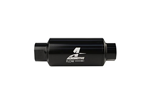 【中古】【未当て嵌める・未開封品】Aeromotive 12321 ろ過器 インライン 10ミクロン ファブリックエレメント ORB-10 界面 末たのもしいディップ 黒いこと 外径2in スポーツ・アウトドア-その他