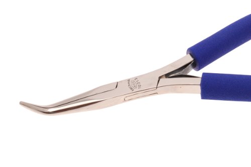 【中古】【未使用・未開封品】Aven 10313 Technik Stainless Steel Smooth Jaw Extra Long Bent Nose Plier, 1-19/32 Jaw Length, 6 Overall Length by Aven｜AJIMURA-SHOP