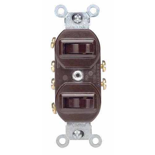 【中古】【未使用・未開封品】Leviton 15?A、120?/ 277?V、二重スタイル3ウェイ、AC組み合わせスイッチ、商用グレード 5243 1