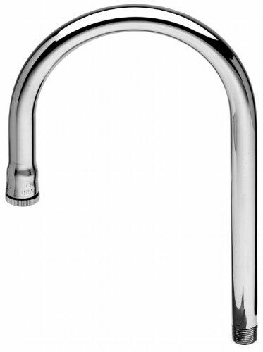 【中古】【未使用・未開封品】TS Brass 120X Rigid Gooseneck Spout, Chrome by T&S Brass