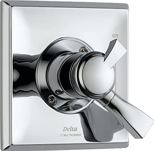 【中古】【未使用・未開封品】Delta Faucet Dryden 17シリーズ デュアルファンクションシャワーハンドルバルブトリムキット クローム T17051 (バルブは含まれません)