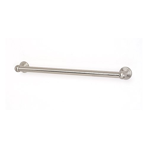 【中古】【未使用・未開封品】(SATIN NICKEL) - Alno A9023-24-SN Embassy Grab Bar|AJIMURA-SHOP
