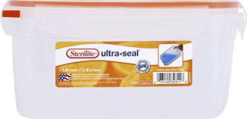 【中古】【未使用・未開封品】Sterilite - クリントンScの03231106 12カップ長方形ウルトラシールコンテナ