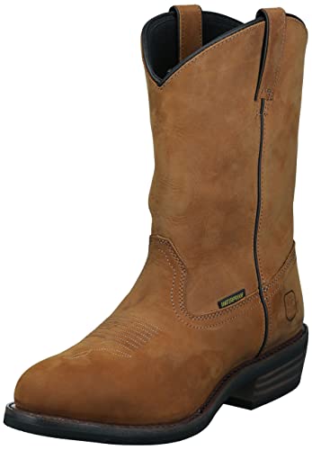 【中古】【未当て嵌める・未開封品】Dan Post Boots メンズ アルバカーキ 12in 雨合羽 コンポジット つま先 やり方 安全性のある靴 心地よい - 赤銅色 US 大きさ: 12 X-Wide 色つや: ブ