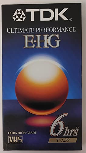 【中古】【未当てはめる・未開封品】TDK窮まり公演e-hg Extra High Grade VHS T - 120空白文字ヴィデオテープ