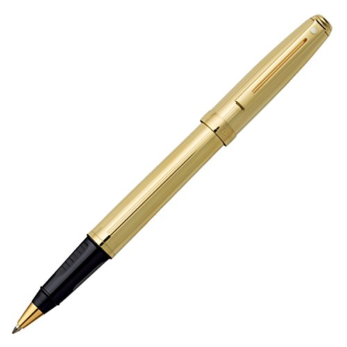 【中古】【未当て嵌める・未開封品】Sheaffer Prelude Rollerball Pen Fluted Gold Plate - Gold Trim 巻きボールペン (並行輸入品)