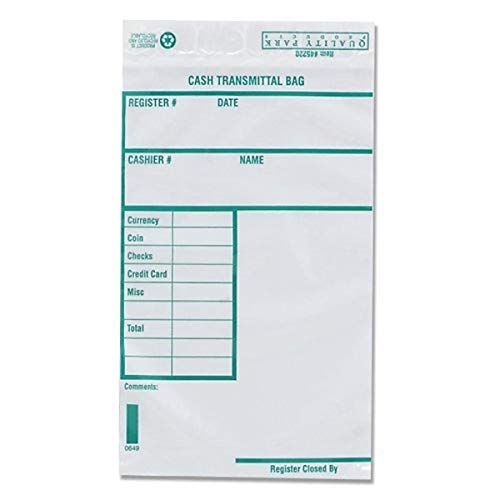 【中古】【未使用・未開封品】Cash Transmittal Bags w/Printed Info Block, 6 x 9, Clear, 100 Bags/Pack (並行輸入品)|AJIMURA-SHOP