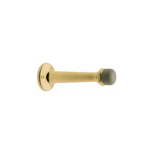 【中古】【未使用・未開封品】(Lifetime Polished Brass) - Baldwin 4045.003 Base Mounted Door Bumper, Lifetime Polished Brass