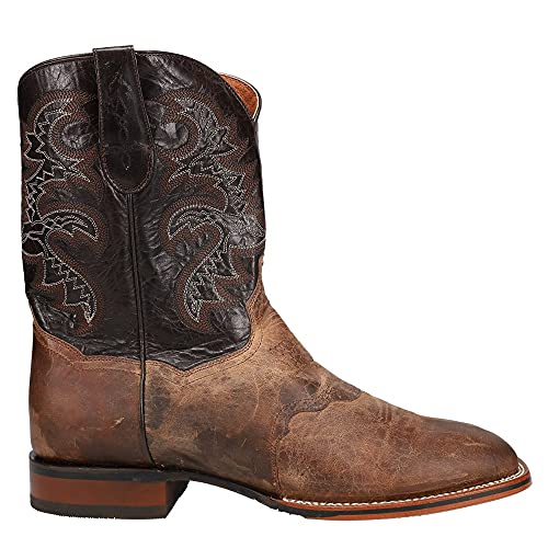【中古】【未使用・未開封品】Dan Post Boots メンズ フランクリン ゴート スクエアトゥ ウエスタンカウボーイブーツ ミッドカーフ - ブラウン US サイズ: 10.5 Wide|AJIMURA-SHOP