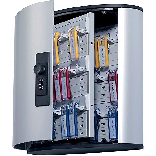 【中古】【未使用・未開封品】DURABLE Office Products Combination Key Box 11-7/8 x 12cm x 28cm, 36 Keys, Aluminium (DBL196623)