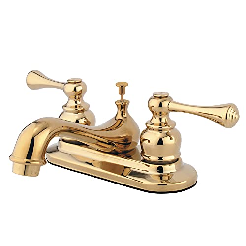 【中古】【未使用・未開封品】Kingston Brass KB602BL Two Handle 4 in. Centerset Lavatory Faucet with Retail Pop-up