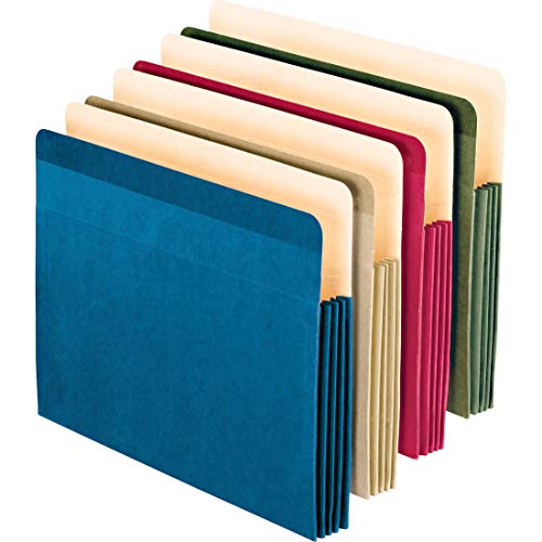 【中古】【未使用・未開封品】Recycled Colored File Pocket, Letter, Assorted, 4/Pack (並行輸入品)