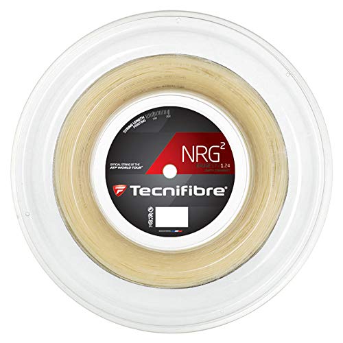 【中古】【未当て嵌める・未開封品】Tecnifibre(テクニファイバー) NRG2(エヌアールジースクエア) 渦状文 200 m