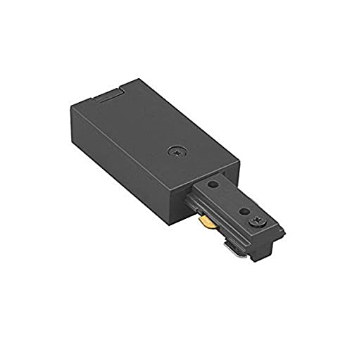 【中古】【未使用・未開封品】WAC Lighting LLE-BK L Track Live End Connector, Black by WAC Lighting