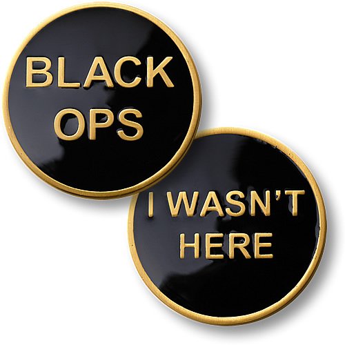 【中古】【未使用・未開封品】Black Ops - I Wasn't Here Challenge Coin by Northwest Territorial Mint|AJIMURA-SHOP