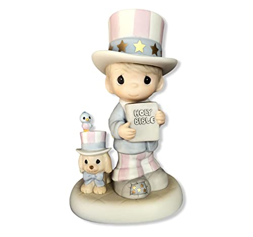 【中古】【未使用・未開封品】Precious Moments God Bless Americaフィギュア