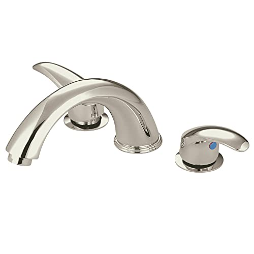 【中古】【未使用・未開封品】Kingston Brass KS6368LL Roman Tub Filler with Legacy Lever Handle, Satin Nickel by Kingston Brass