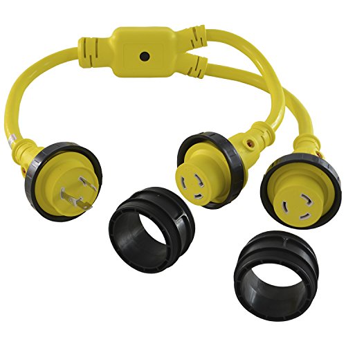 【中古】【未使用・未開封品】Conntek Marine Shore Y Adatper 30 Amp shore Male Plug To 30 Amp Shore Female Connector (1.2m)