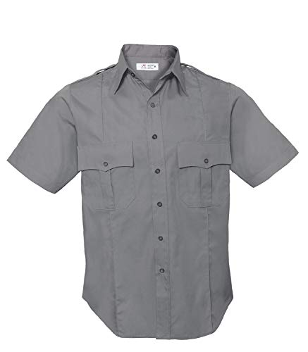 【中古】【未使用・未開封品】ROTHCO S/S POLICE SHIRT（ロスコ 半袖シャツ ） (XL, グレー)