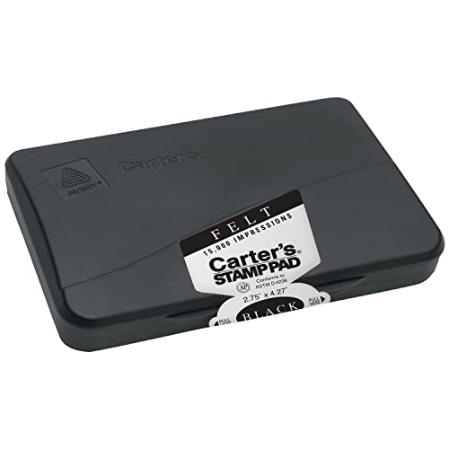 【中古】【未使用・未開封品】(7cm x 11cm, 12-pack) - Avery Carter's Felt Stamp Pad, 7cm x 11cm, Black, 12 Pack (21081) 26,298円