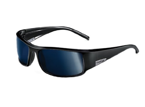 【中古】【未使用・未開封品】BOLLE KING SUNGLASSES(TNS LENS SHINY BLACK FRAME)