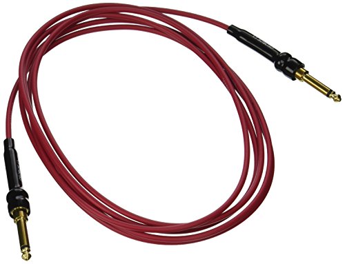 【中古】【未当て嵌める・未開封品】George L\u0027s 155 Guage Cable with Straight Plugs (Red, 10 Foot) by George L\u0027s
