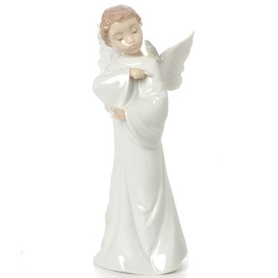 【中古】【未使用・未開封品】Nao by Lladro 「ガーディアンエンジェル」磁器製フィギュア NA K19267-00000-00000