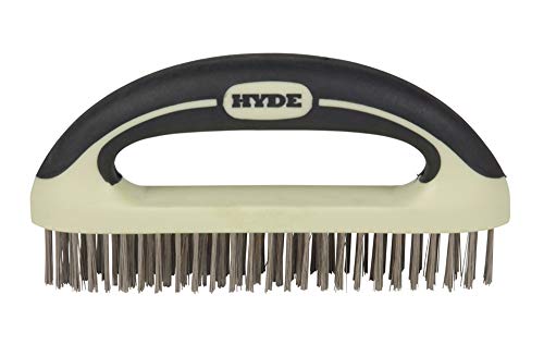 【中古】【未使用・未開封品】HYDE 46838 MAXXGRIP PRO ワイヤーブラシ 8インチ ベージュ｜AJIMURA-SHOP
