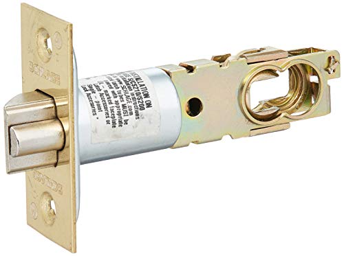 【中古】【未使用・未開封品】Schlage 16-203 2 3/8インチまたは2 3/4インチ 交換用デッドラッチ 正方形コーナー1インチ x 2 光沢真鍮