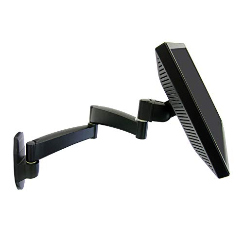 【中古】【未使用・未開封品】Ergotron 200 Series Wall Mount Arm - Wall mount for LCD display - steel - black - screen size: up to 24\"