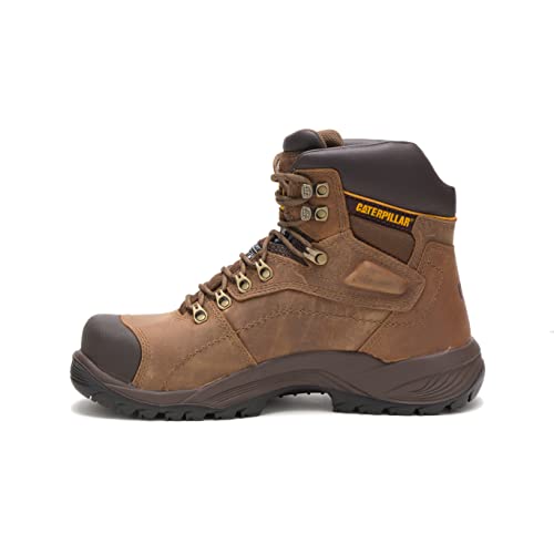 【中古】【未当て嵌める・未開封品】Caterpillar Men\u0027s Diagnostic Waterproof Steel-Toe Work Boot