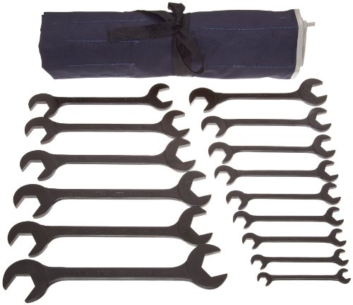 【中古】【未使用・未開封品】Martin BOB15K Hydraulic Wrench Set, 15 Pieces ranging from 3/8 x 3/8 to 1-1/4 x 1-1/4 in Roll Bag, Industrial Black Finish by Martin
