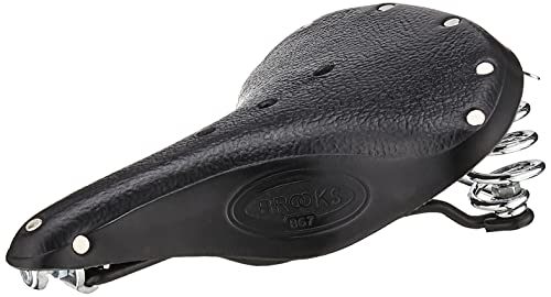 【中古】【未当てはめる・未開封品】BROOKS(ブルックス) なめし革サドル 三春つき真似形B66のシングル軌跡版 B67 BLACK