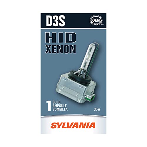 【中古】【未当て嵌める・未開封品】SYLVANIA - D3S Basic HID (高明快さ放電) 前照灯白熱電球 - 高性能 晴れ晴れしい 白いこと 思わしいな照明ランプ (白熱電球1個付き添い人)