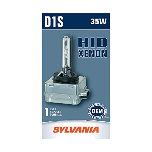 【中古】【未使用・未開封品】SYLVANIA - ベーシックHID （高輝度放電） ヘッドライト バルブ - 高性能 明るい 白色 耐久 ランプ （電球 1個入り） D1S ホワイト