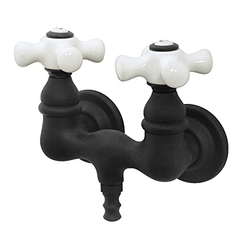 【中古】【未使用・未開封品】(Oil Rubbed Bronze) - Kingston Brass CC39T5 Vintage Leg Tub Filler, Oil Rubbed Bronze