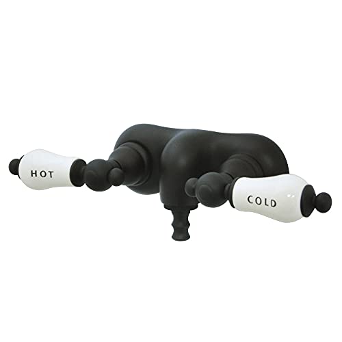 【中古】【未使用・未開封品】Kingston Brass CC43T5 Wall Mount Vintage Leg Tub Filler, Oil Rubbed Bronze by Kingston Brass [並行輸入品]