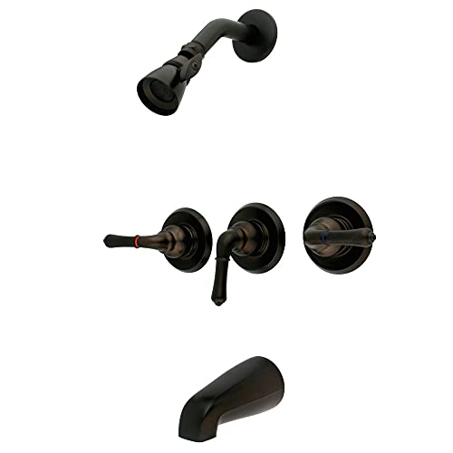 【中古】【未当て嵌める・未開封品】キングストン金管楽器KB235スリーため桶＆シャワーの水道の栓の手持ち部分
