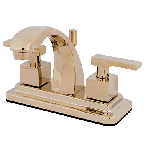 【中古】【未使用・未開封品】Kingston Brass KS4642QLL Two Handle 4 in. Centerset Lavatory Faucet with Brass Pop-up