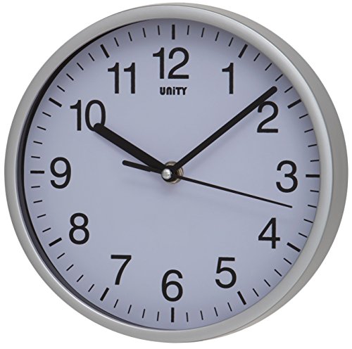 【中古】【未使用・未開封品】Unity UNSW196 Radcliffe Sweeping Seconds Hand Quiet Wall Clock, Silver by Unity [並行輸入品]｜AJIMURA-SHOP
