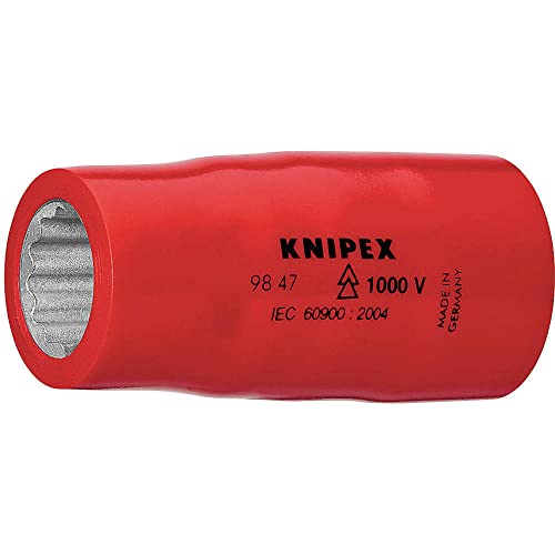 【中古】【未使用・未開封品】クニペックス:KNIPEX (1/2SQ) 絶縁ソケット 1000V 【サイズ】(inch)：11/16