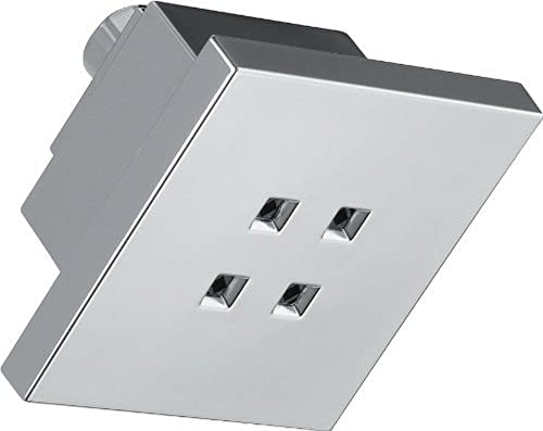 【中古】【未当て嵌める・未開封品】(Chrome) - Delta RP51032 Universal Showering Components, Contemporary Water-Efficient Showerhead, Chrome