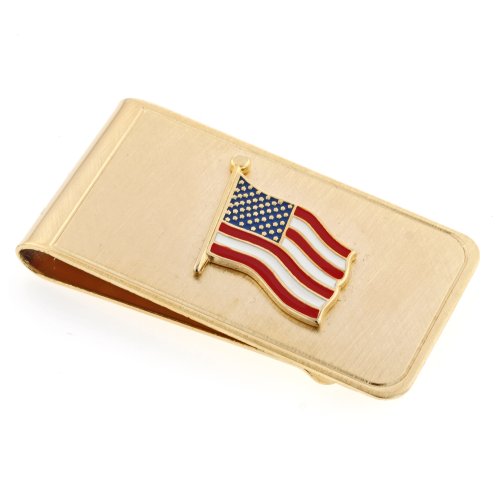 【中古】【未当て嵌める・未開封品】J。J。Weston亜米利加軍旗先だつものゼムクリップ。Made In The USA。